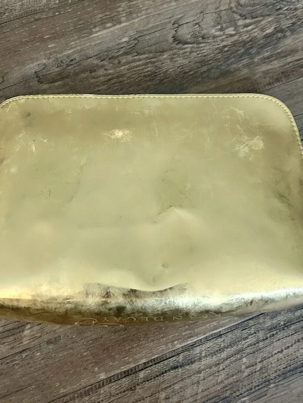 Exclusive Honey Gold Urban Decay Makeup Bag Matte&Shiny Gold